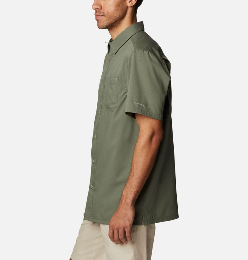 Columbia PFG Slack Tide Camp Men's Shirt Green | HTPKAE-910