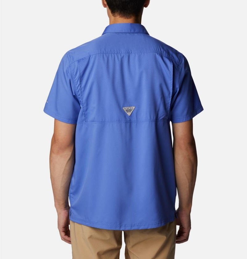 Columbia PFG Slack Tide Camp Men's Shirt Blue | SBJFIT-762