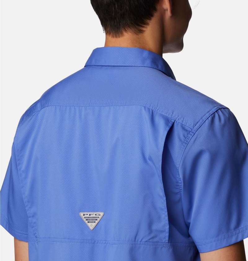 Columbia PFG Slack Tide Camp Men's Shirt Blue | SBJFIT-762