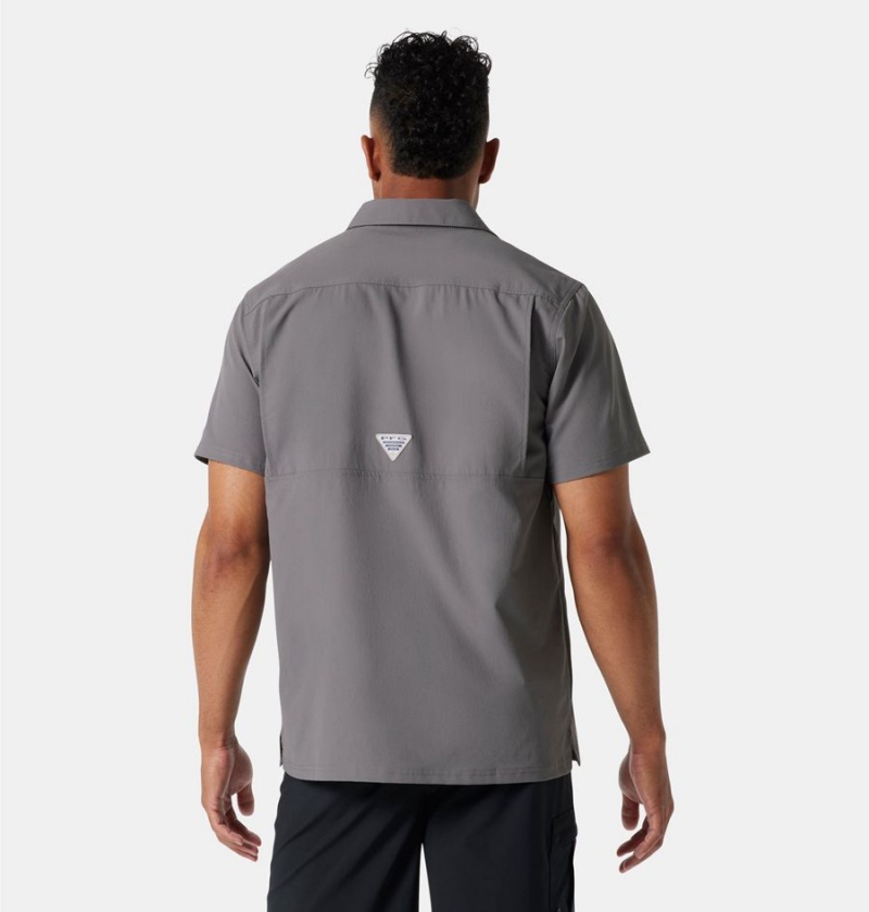 Columbia PFG Slack Tide Camp Men's Shirt Grey | VTCXJW-704