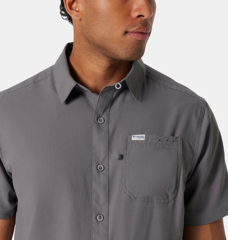 Columbia PFG Slack Tide Camp Men's Shirt Grey | VTCXJW-704