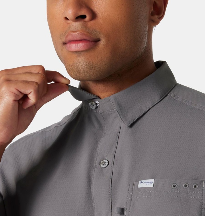 Columbia PFG Slack Tide Camp Men's Shirt Grey | VTCXJW-704