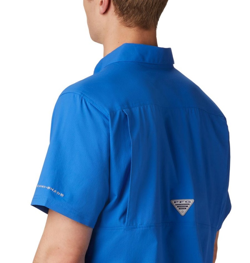 Columbia PFG Slack Tide Camp Men's Shirt Blue | KCSNFD-731