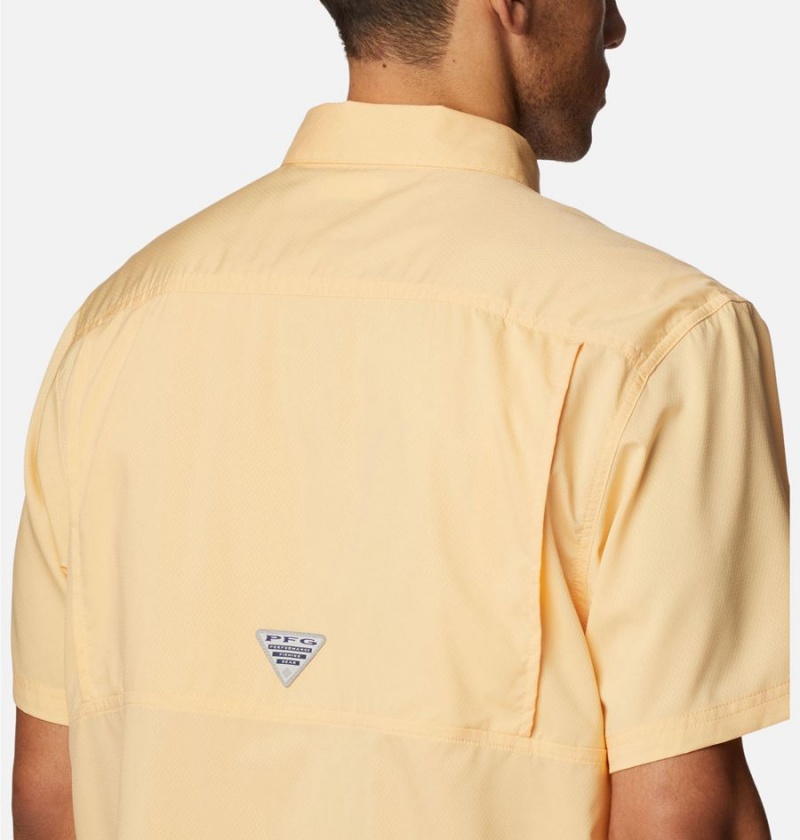 Columbia PFG Slack Tide Camp Men's Shirt Yellow | TGXJLA-934