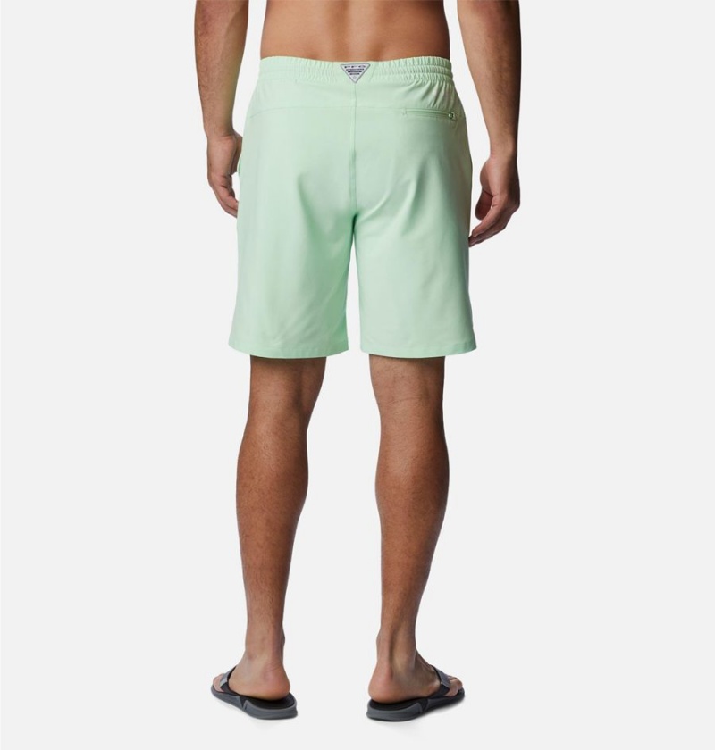 Columbia PFG Slack Tide Hybrid Water Men's Shorts Green | RFZSUD-802