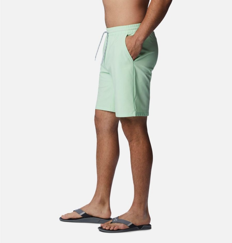 Columbia PFG Slack Tide Hybrid Water Men's Shorts Green | RFZSUD-802