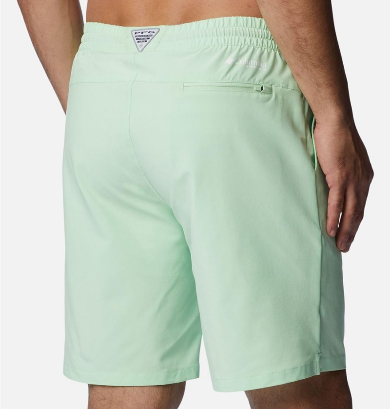 Columbia PFG Slack Tide Hybrid Water Men's Shorts Green | RFZSUD-802