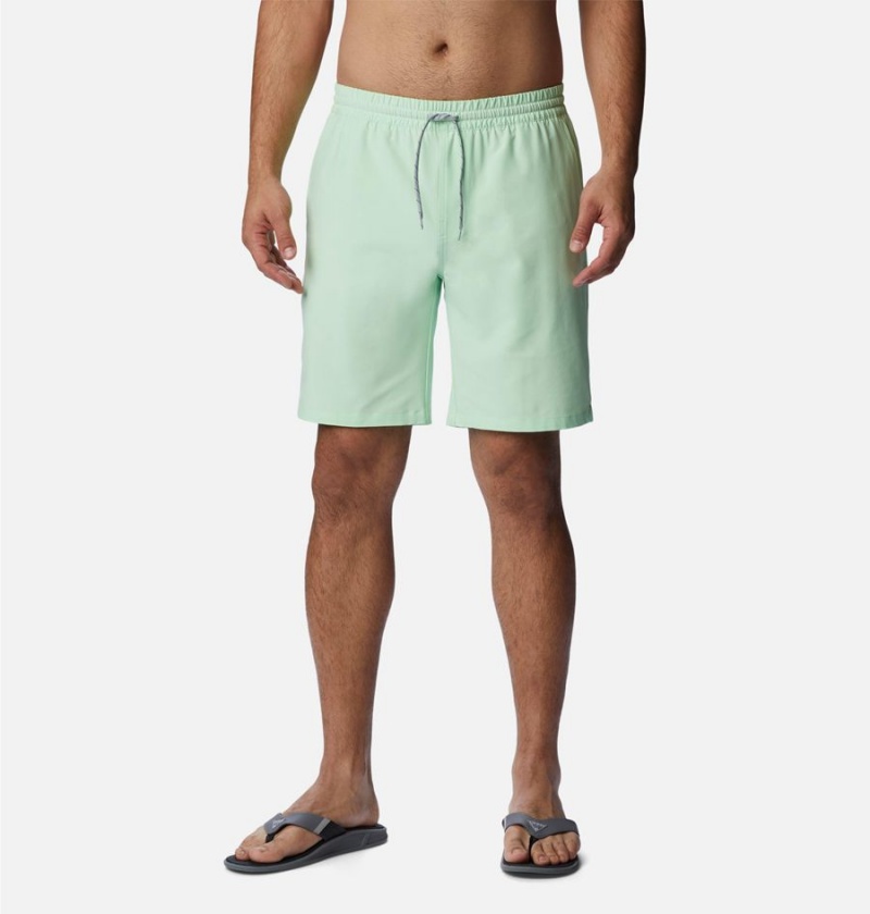 Columbia PFG Slack Tide Hybrid Water Men\'s Shorts Green | RFZSUD-802