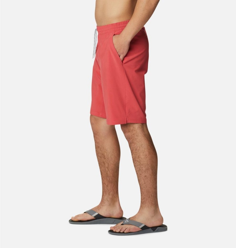 Columbia PFG Slack Tide Hybrid Water Men's Shorts Red | EQYGSZ-532