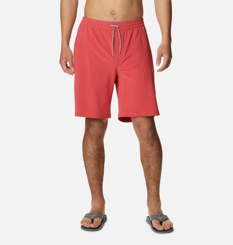 Columbia PFG Slack Tide Hybrid Water Men\'s Shorts Red | EQYGSZ-532