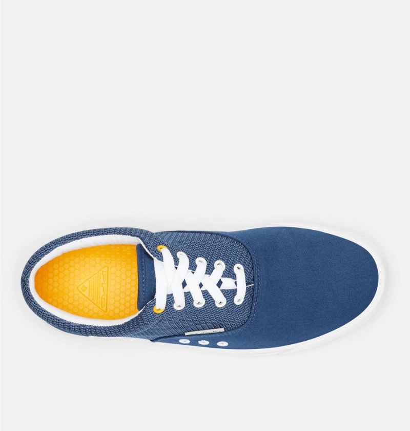 Columbia PFG Slack Tide Lace Men's Sneakers Blue | DQGLRO-138