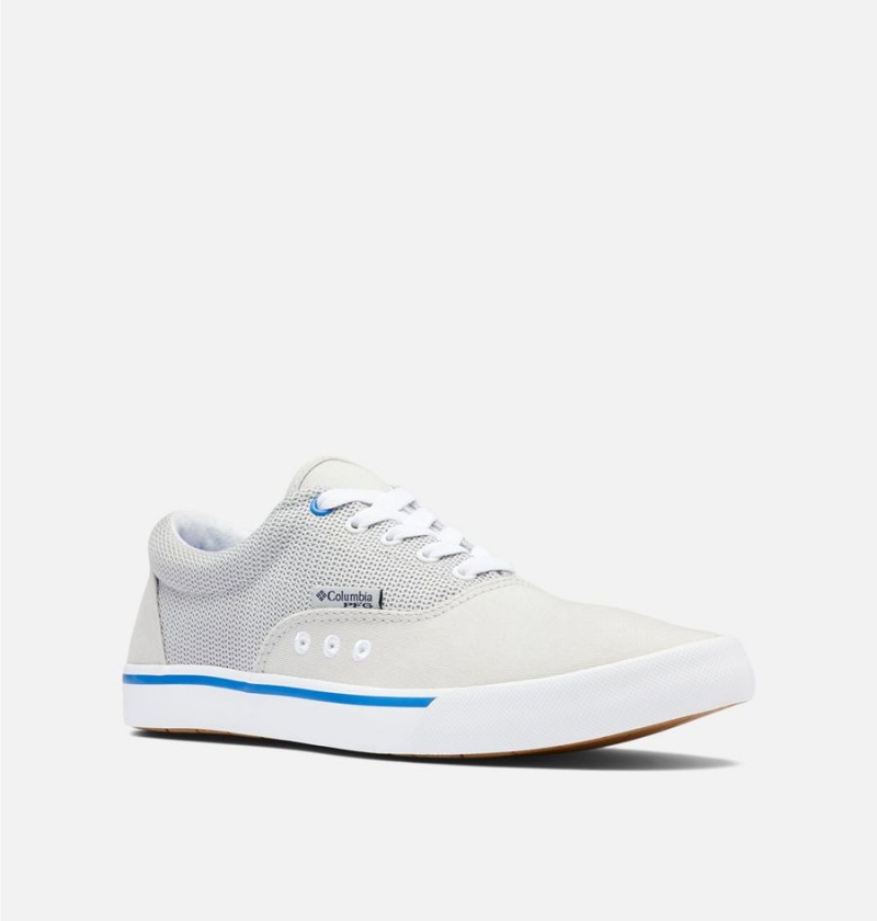 Columbia PFG Slack Tide Lace Men's Sneakers White | RLVDHQ-893