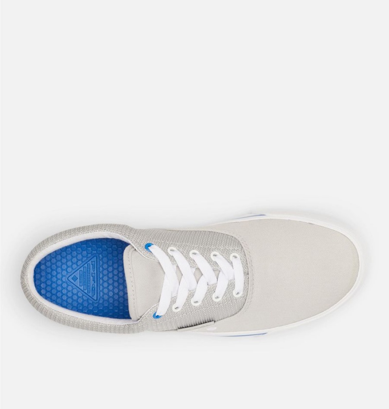 Columbia PFG Slack Tide Lace Men's Sneakers White | RLVDHQ-893
