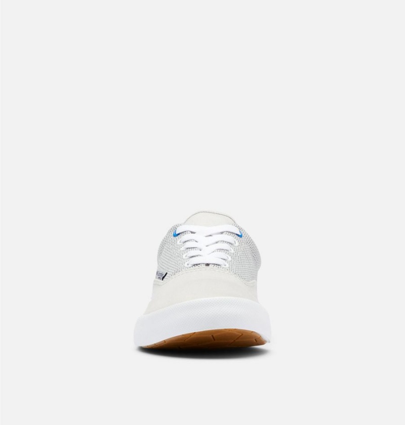 Columbia PFG Slack Tide Lace Men's Sneakers White | RLVDHQ-893