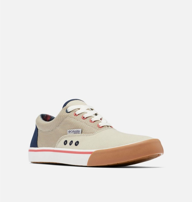 Columbia PFG Slack Tide Lace Men's Sneakers Beige | UQHNKI-802