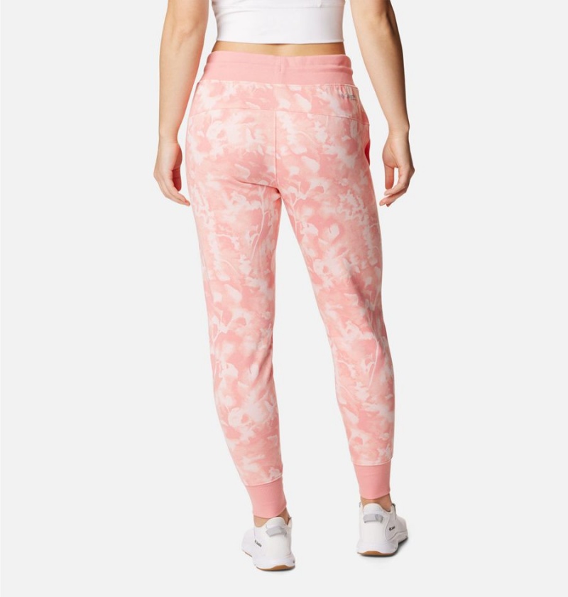 Columbia PFG Slack Water French Terry Joggers Women's Pants Pink | XJGPSV-409