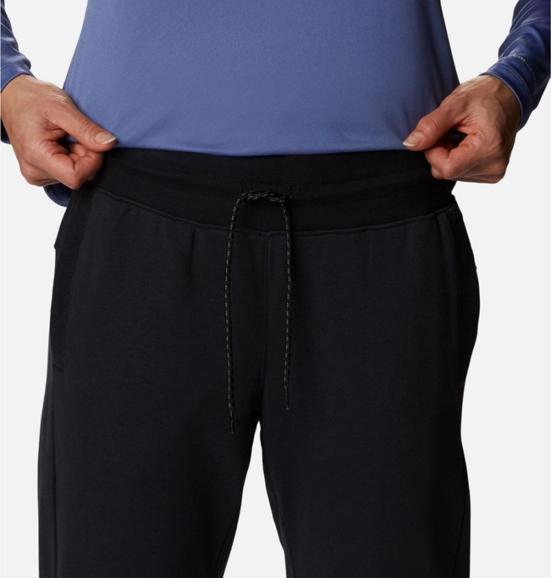 Columbia PFG Slack Water French Terry Joggers Women's Pants Black | UYMAPL-671