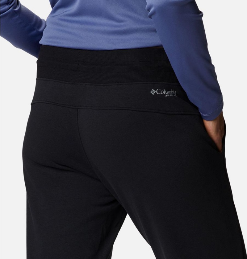 Columbia PFG Slack Water French Terry Joggers Women's Pants Black | UYMAPL-671