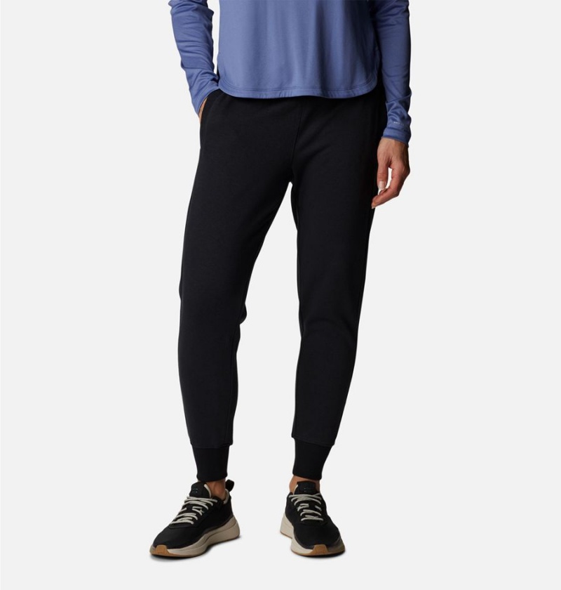 Columbia PFG Slack Water French Terry Joggers Women\'s Pants Black | UYMAPL-671