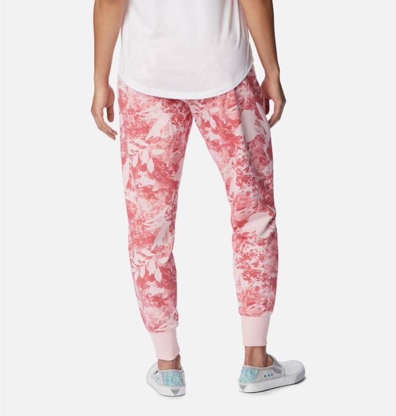 Columbia PFG Slack Water French Terry Joggers Women's Pants Pink | ERPULT-945