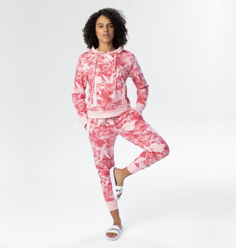 Columbia PFG Slack Water French Terry Joggers Women's Pants Pink | ERPULT-945