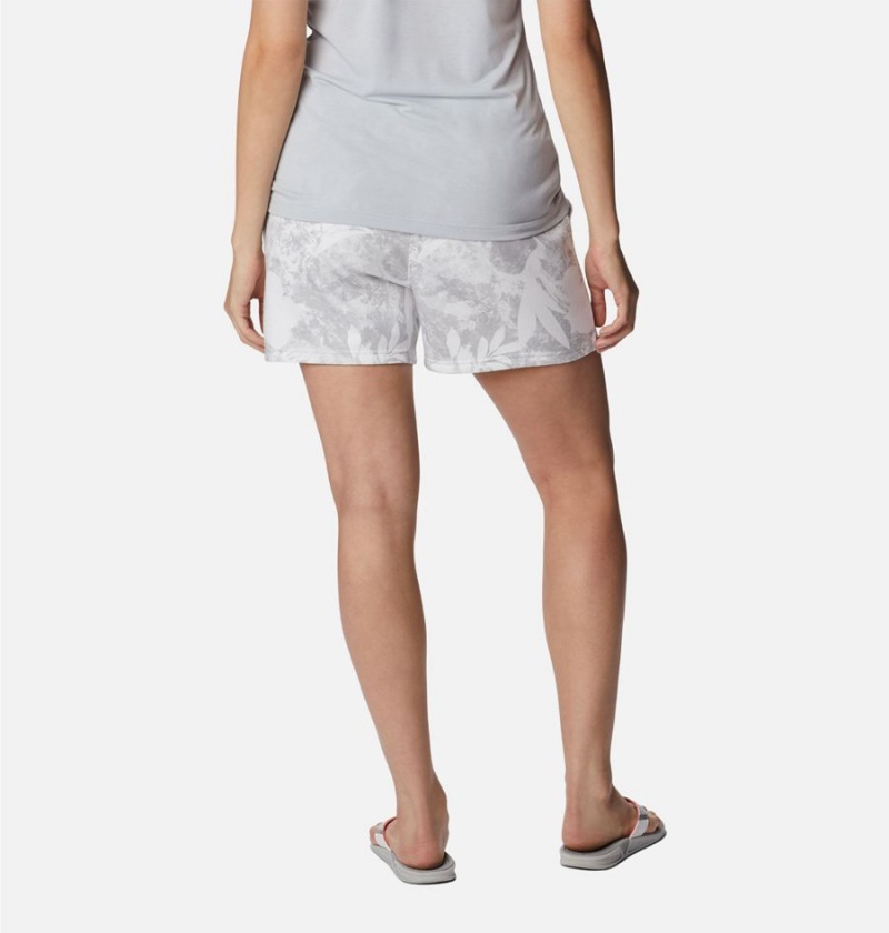 Columbia PFG Slack Water French Terry Women's Shorts Grey | SJADUH-514