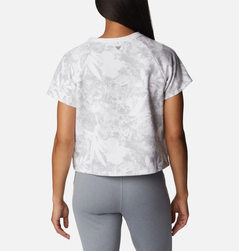 Columbia PFG Slack Water French Terry Women's T-Shirt Grey | PKVSFJ-024