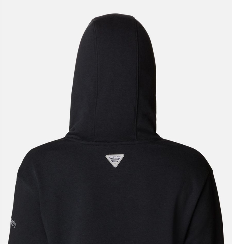 Columbia PFG Slack Water French Terry Women's Hoodie Black | OECWGM-027