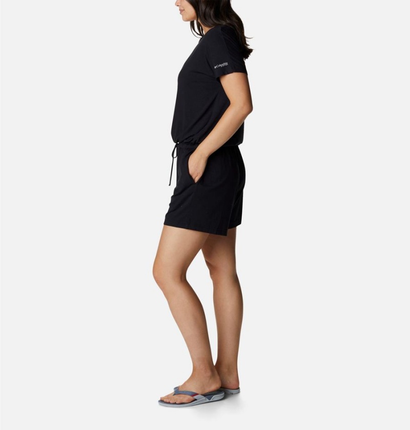 Columbia PFG Slack Water Knit Women's Dress Black | GHFNOY-716
