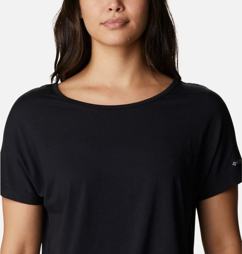 Columbia PFG Slack Water Knit Women's Dress Black | GHFNOY-716