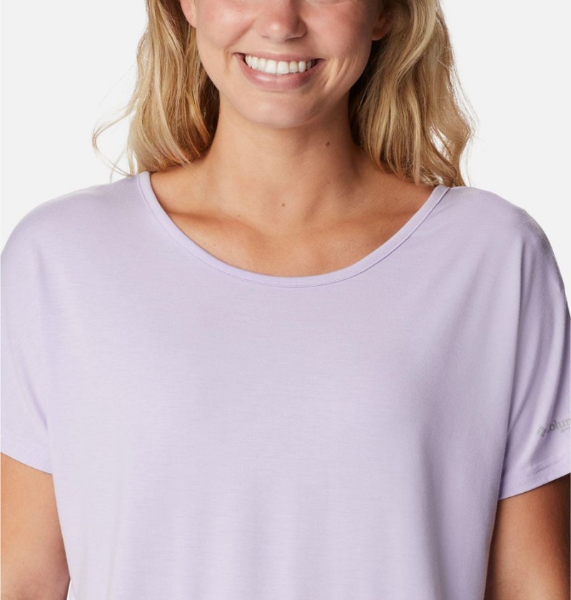 Columbia PFG Slack Water Knit Women's Dress Purple | JSYRMW-378