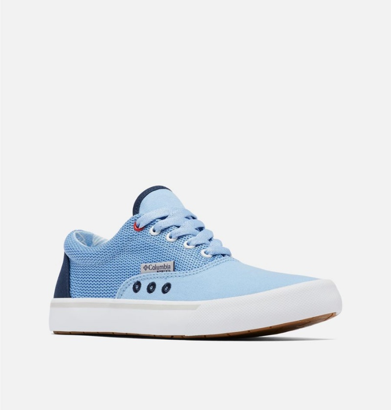 Columbia PFG Slack Water Lace Women's Sneakers Blue | PWNSHY-812