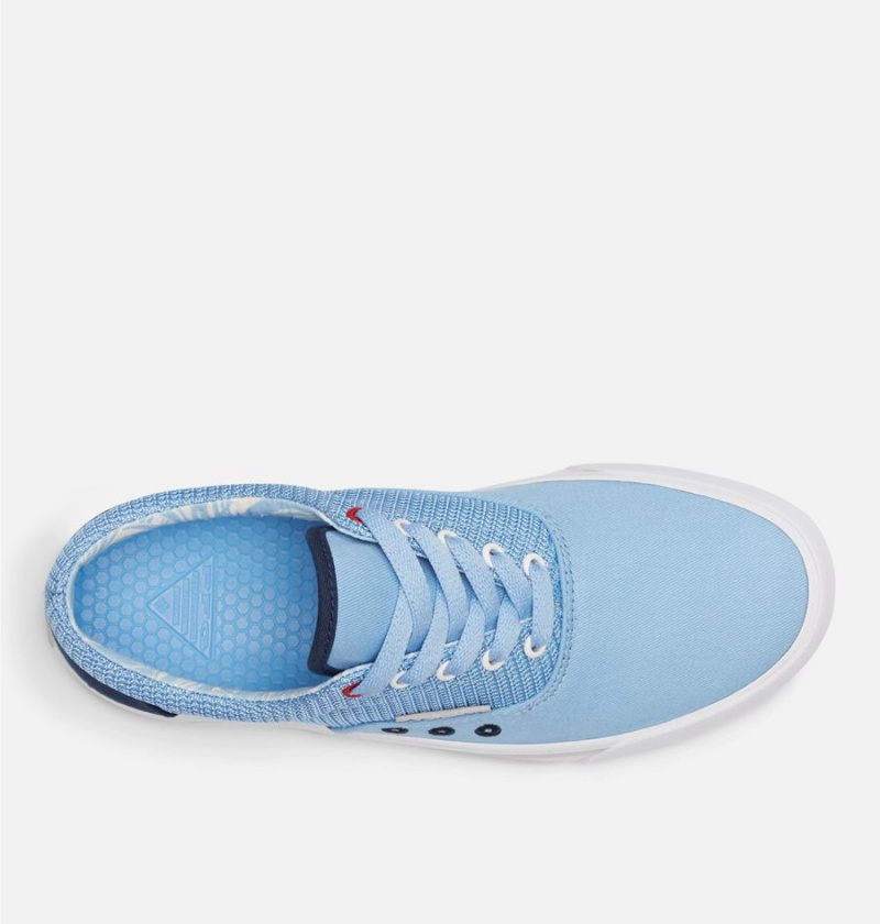Columbia PFG Slack Water Lace Women's Sneakers Blue | PWNSHY-812