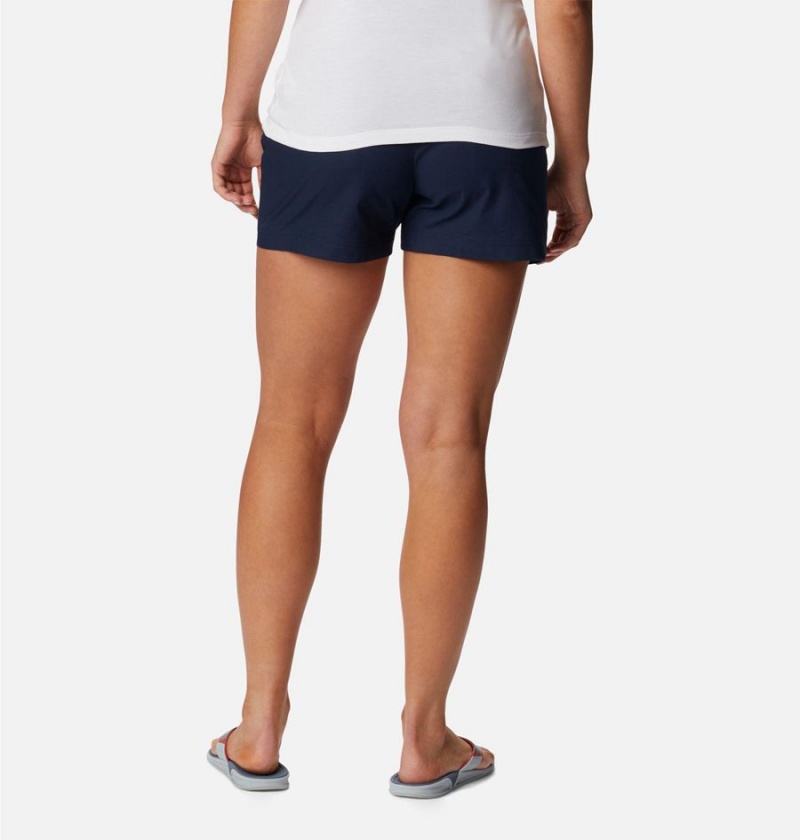 Columbia PFG Sun Drifter Chino Women's Shorts Navy | VHASUZ-370