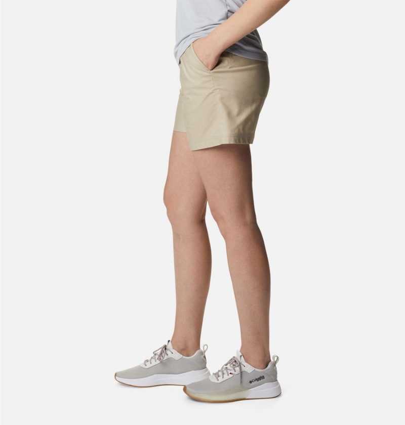 Columbia PFG Sun Drifter Chino Women's Shorts Khaki | AVENGZ-972