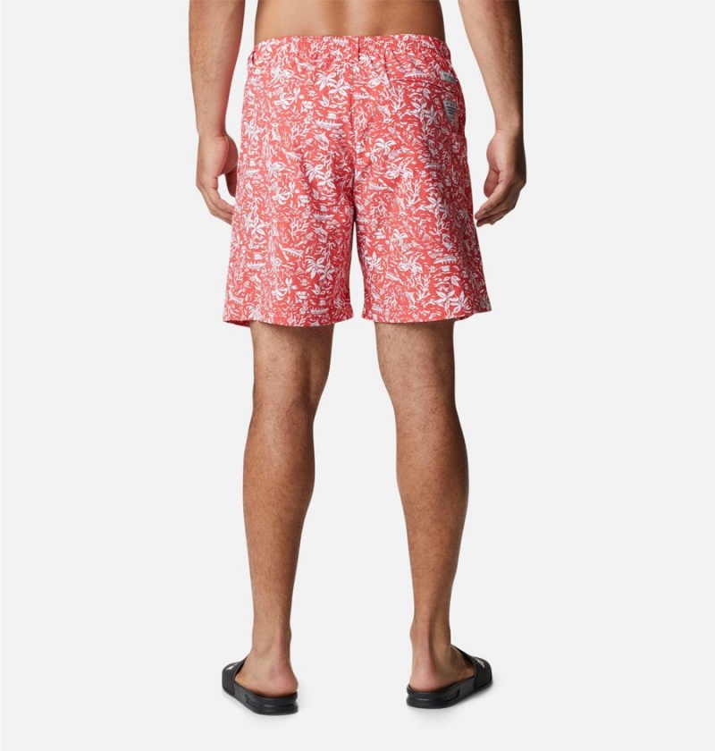 Columbia PFG Super Backcast Water Men's Shorts Pink | FANGZH-746
