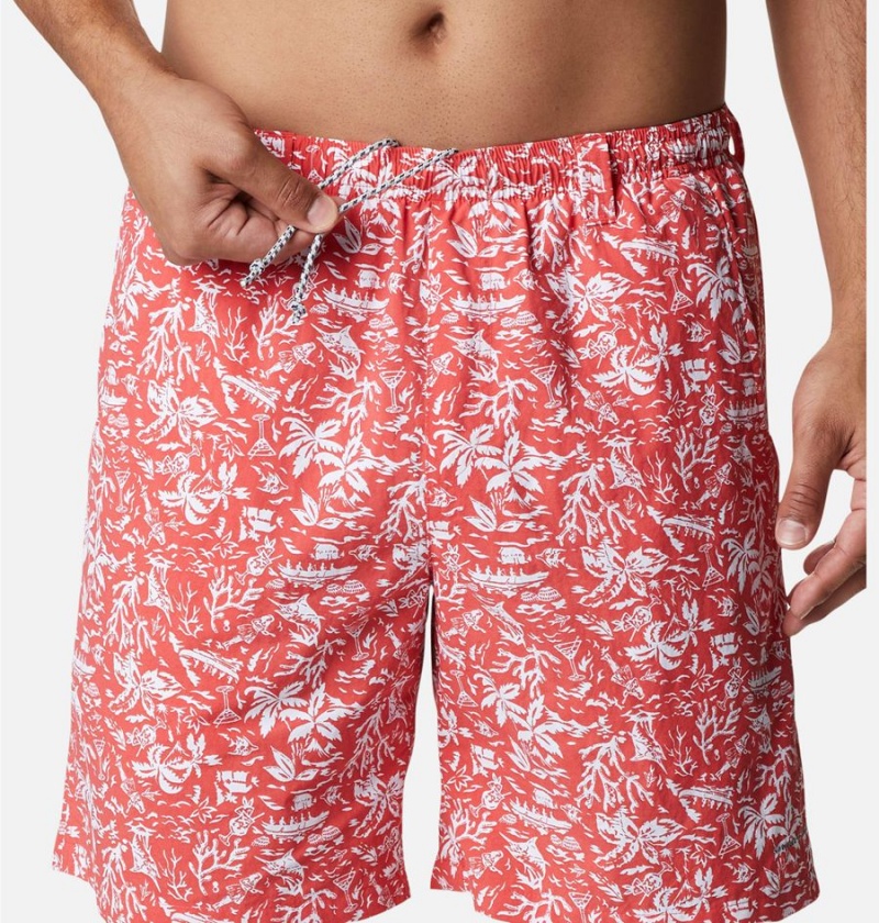 Columbia PFG Super Backcast Water Men's Shorts Pink | FANGZH-746