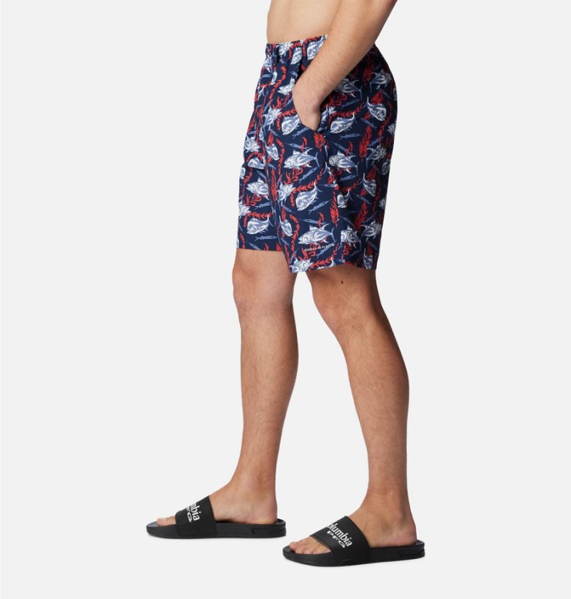 Columbia PFG Super Backcast Water Men's Shorts Multicolor | WNOQZA-890