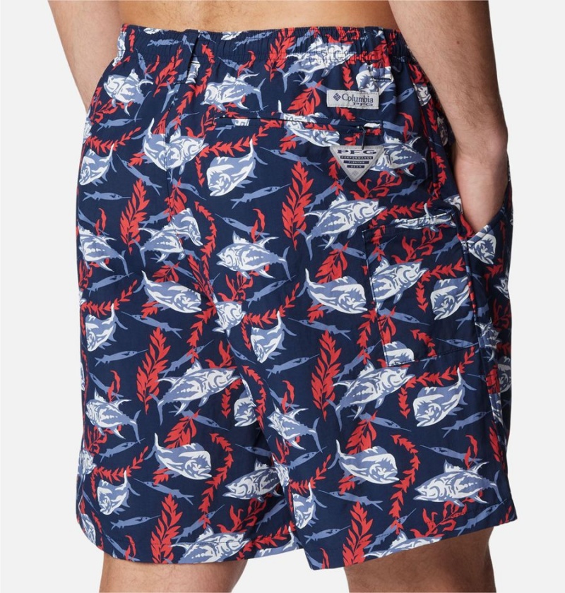 Columbia PFG Super Backcast Water Men's Shorts Multicolor | WNOQZA-890