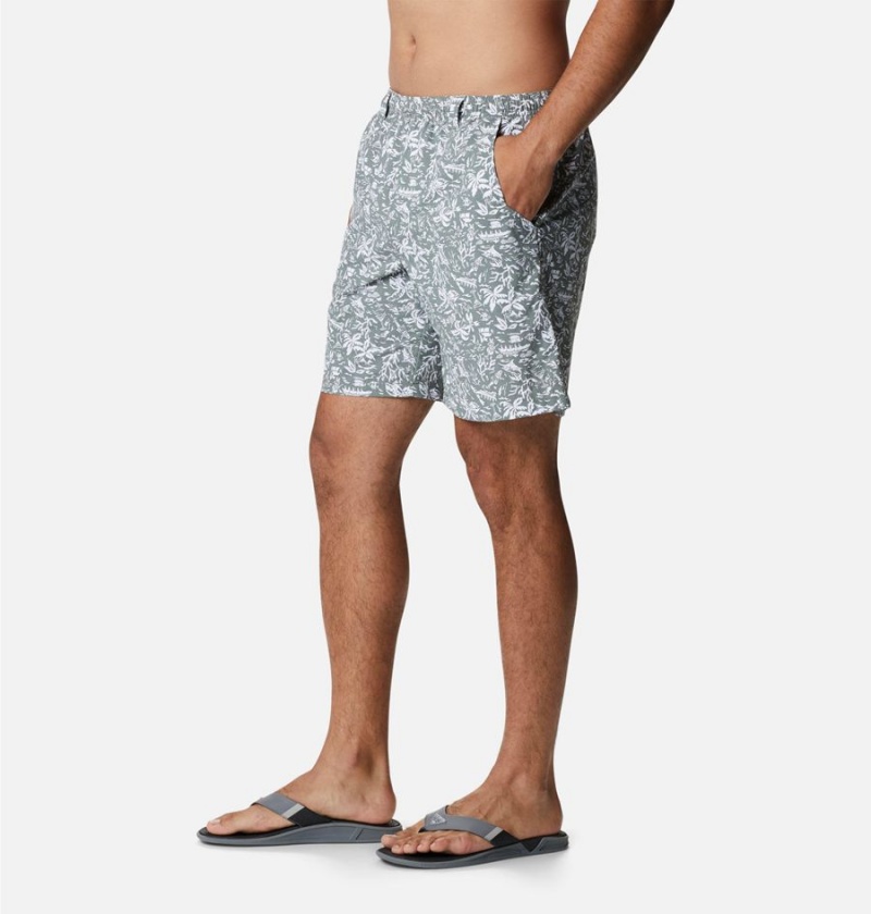 Columbia PFG Super Backcast Water Men's Shorts Grey | APVWUM-085