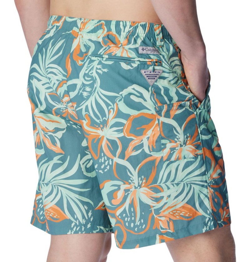 Columbia PFG Super Backcast Water Men's Shorts Multicolor | HJXBYI-492