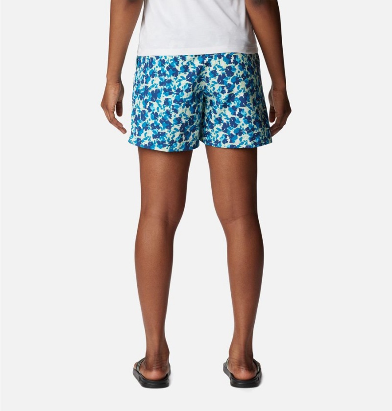 Columbia PFG Super Backcast Water Women's Shorts Blue | IRWEVZ-892