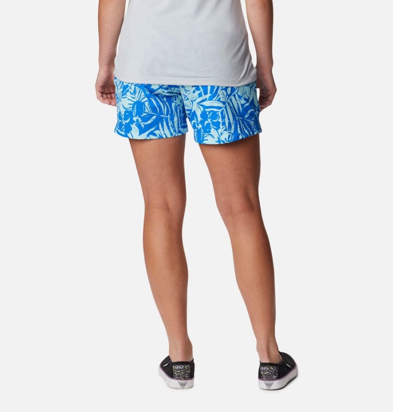 Columbia PFG Super Backcast Water Women's Shorts Blue | ZJWUYN-012