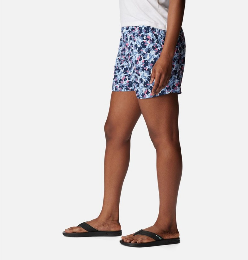 Columbia PFG Super Backcast Water Women's Shorts Blue | DIFSQE-573