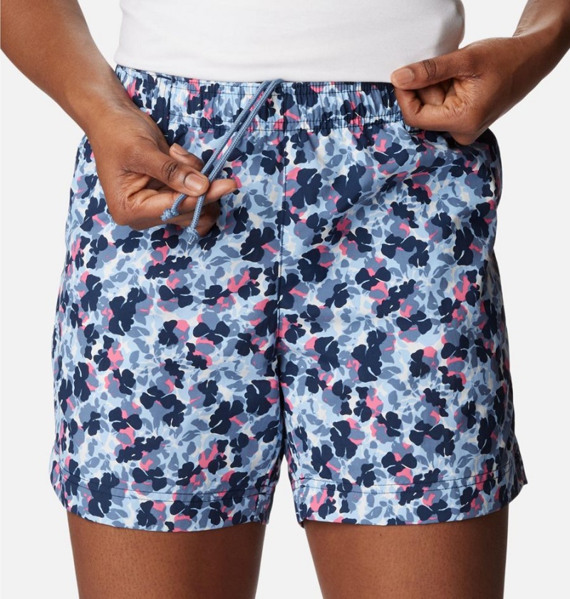 Columbia PFG Super Backcast Water Women's Shorts Blue | DIFSQE-573