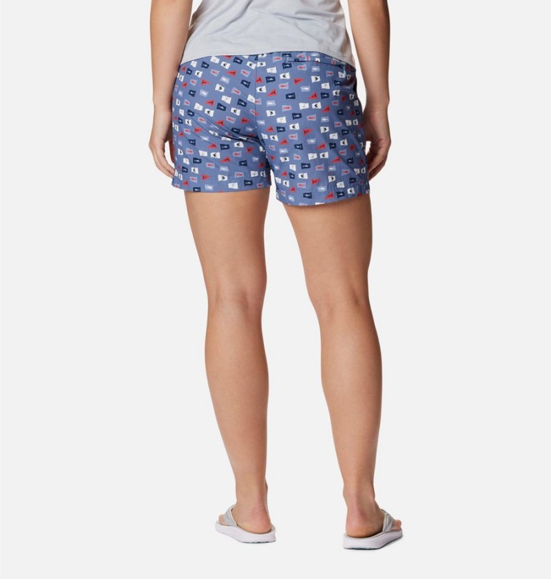 Columbia PFG Super Backcast Water Women's Shorts Blue | MCXIBY-457