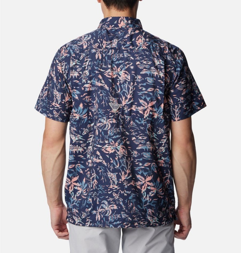 Columbia PFG Super Slack Tide Camp Men's Shirt Multicolor | LTDPWO-304
