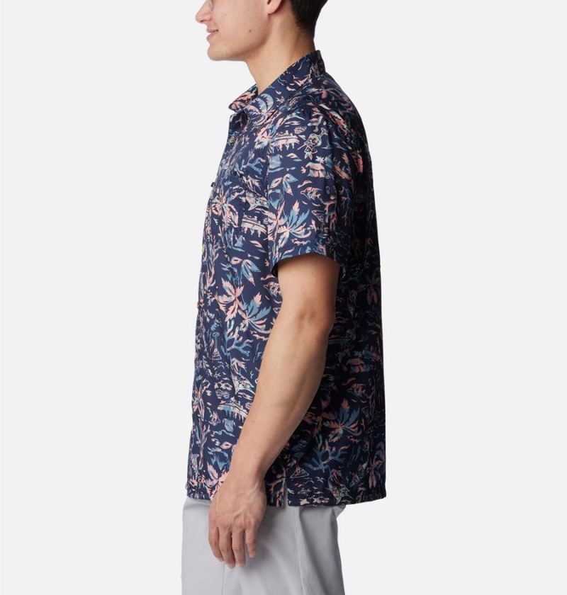 Columbia PFG Super Slack Tide Camp Men's Shirt Multicolor | LTDPWO-304