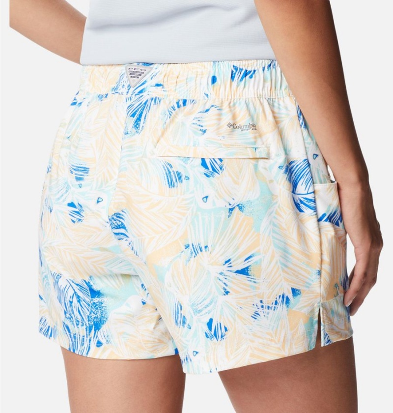 Columbia PFG Super Slack Water Stretch Water Women's Shorts Blue | ZOXKRD-152