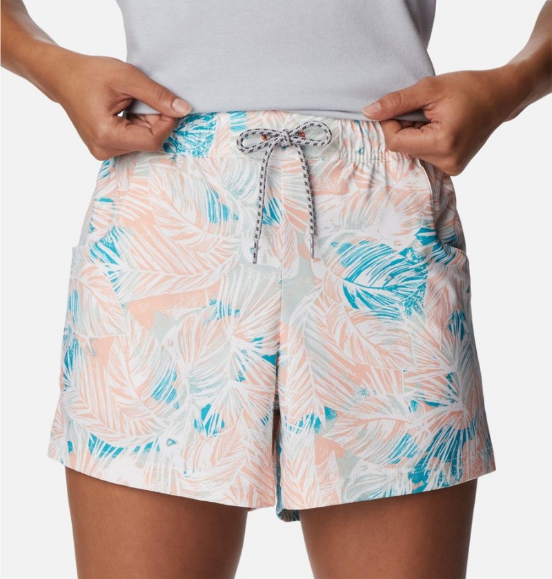 Columbia PFG Super Slack Water Stretch Water Women's Shorts Pink | YIRUGO-827